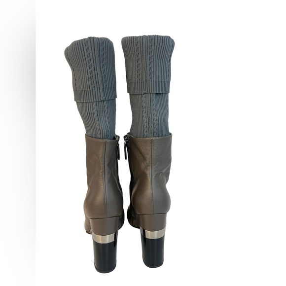 CHANEL   Interlocking CC Logo Sock Boots - Picture 7 of 11